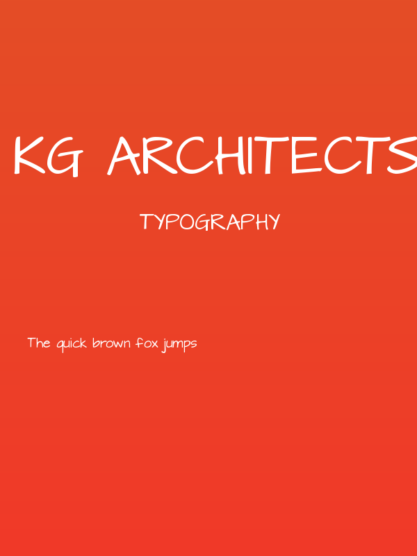 KG Architects Daughter Poster