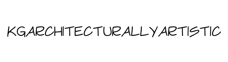 KG Architecturally Artistic  नि: शुल्क फ़ॉन्ट्स डाउनलोड