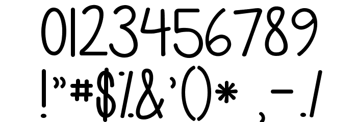 KG As The Deer Font OTHER CHARS
