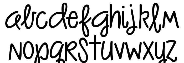 KG As The Deer Font LOWERCASE