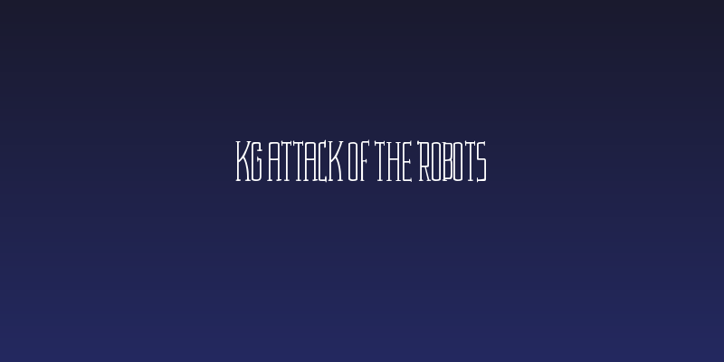 KG Attack of the Robots Social Header