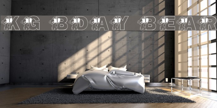 KG BDAY BEAR Example 2