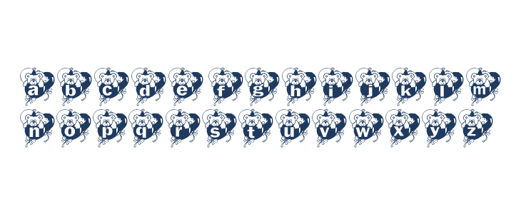 KG BDAY BEAR Lowercase