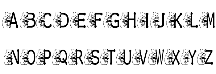 KG BEAR&FROG Font OTHER CHARS