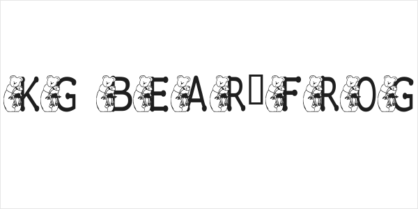 KG BEAR&FROG Logo