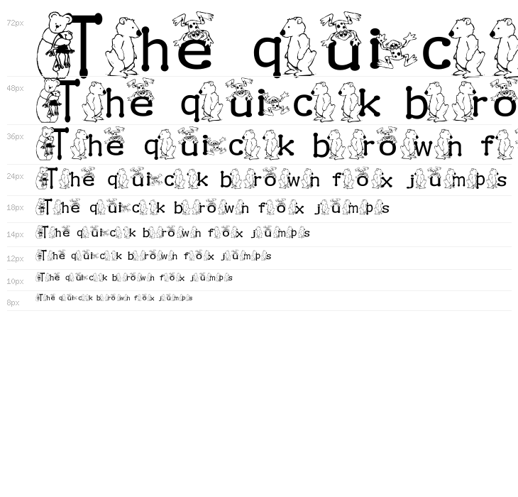 KG BEAR&FROG Waterfall