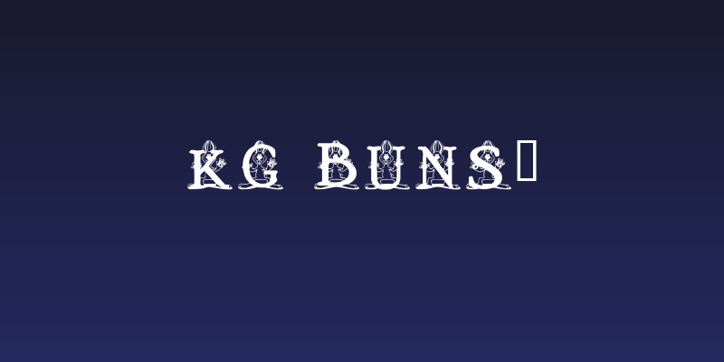 KG BUNS1 Social Header