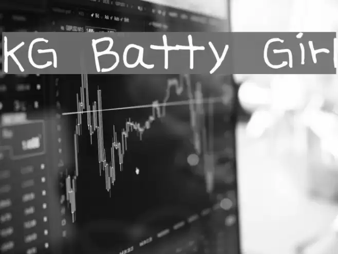 KG Batty Girl Font examples