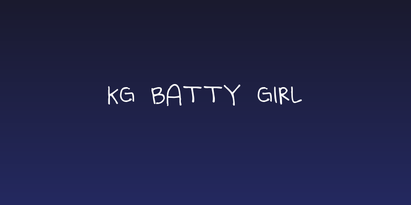 KG Batty Girl Social Header