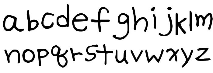 KG Batty Girl Font LOWERCASE