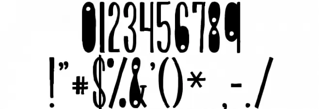 KG Beautiful Ending Font OTHER CHARS