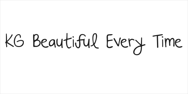 KG Beautiful Every Time Logo