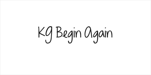 KG Begin Again Logo