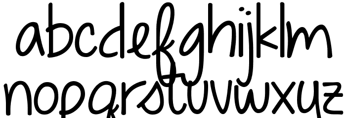 KG Begin Again Font LOWERCASE