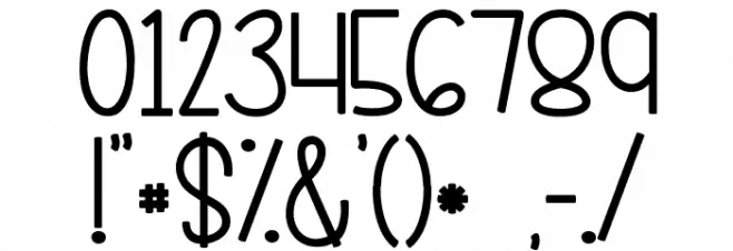 KG Beneath Your Beautiful Chunk Font OTHER CHARS