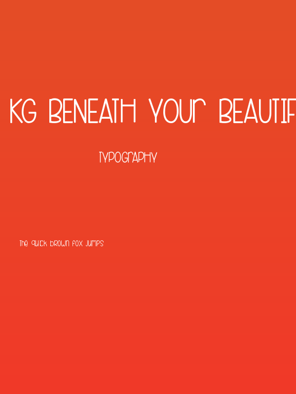 KG Beneath Your Beautiful Chunk Poster