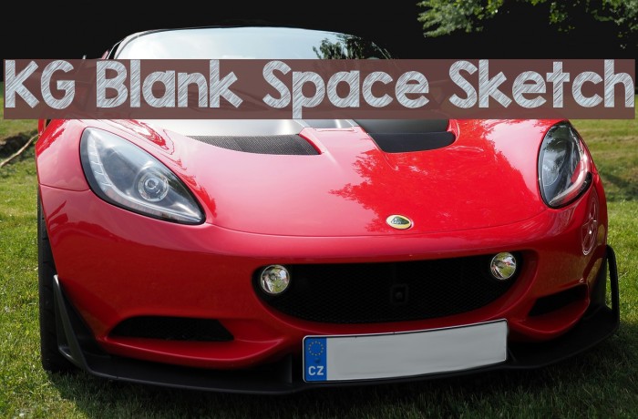 KG Blank Space Sketch Font examples