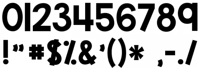 KG Blank Space Solid Font OTHER CHARS