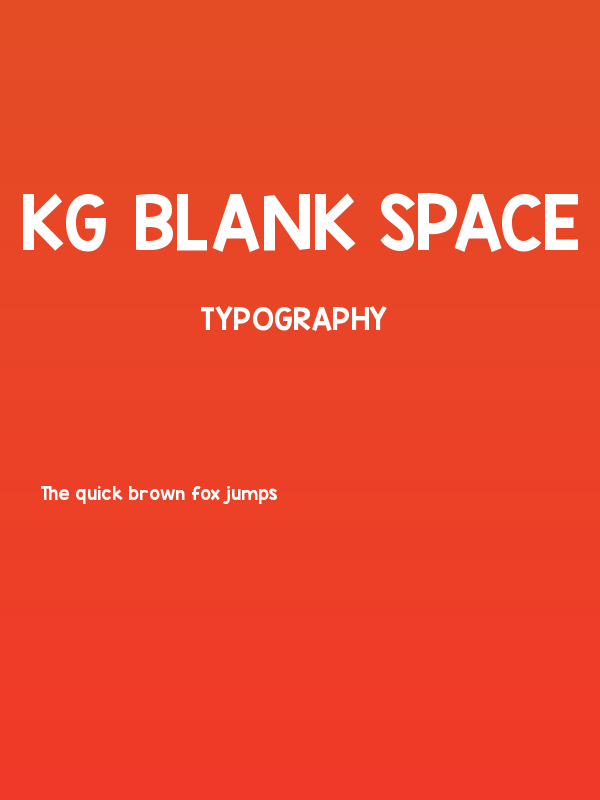KG Blank Space Solid Poster