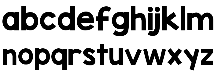 KG Blank Space Solid Font LOWERCASE