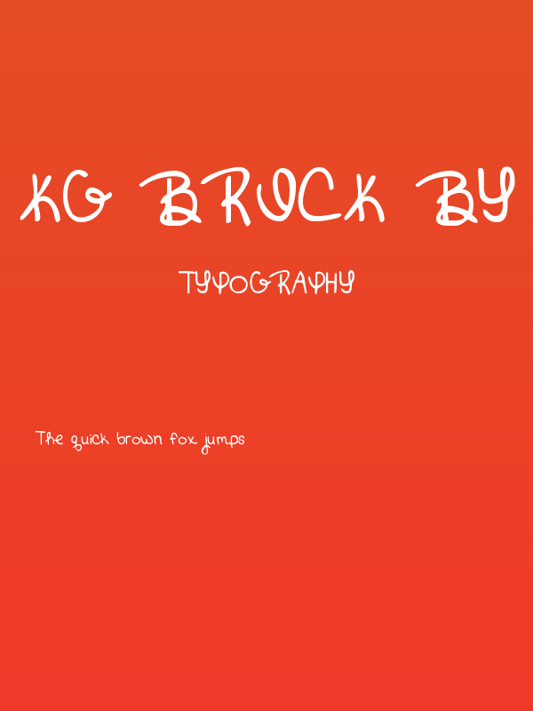 KG Brick by Boring Brick Poster
