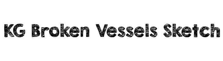 KG Broken Vessels Sketch Font