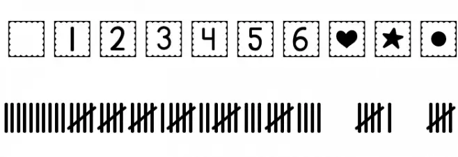 KG Build A Game Font OTHER CHARS