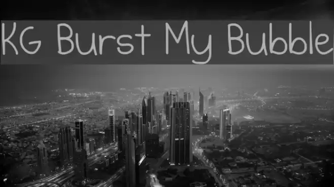 KG Burst My Bubble examples