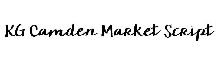 KG Camden Market Script  les polices de caractères gratuit tlcharger