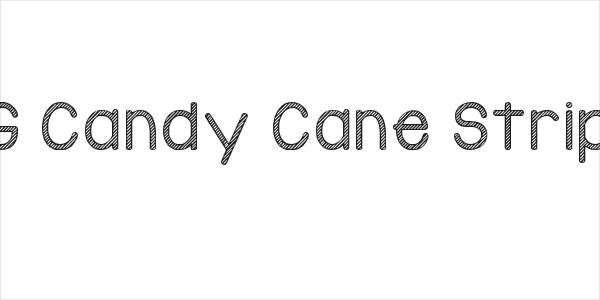 KG Candy Cane Stripe Logo