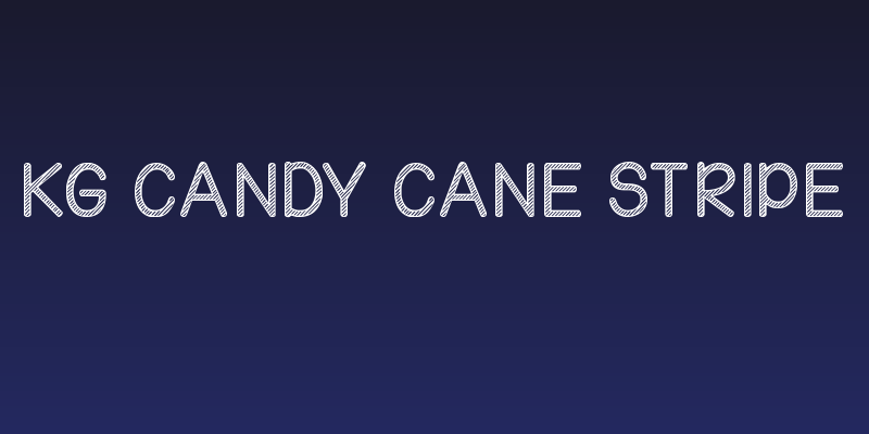 KG Candy Cane Stripe Social Header