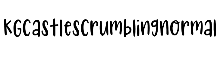KG Castles Crumbling Normal  baixar fontes gratis