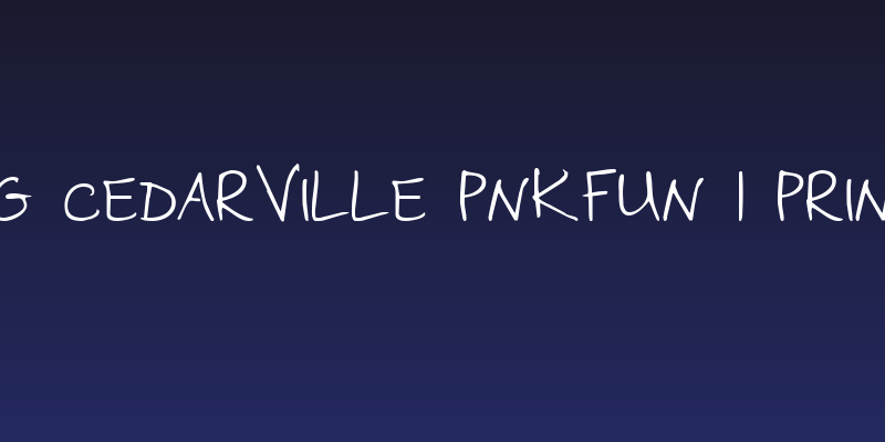 KG Cedarville Pnkfun 1 Print Social Header
