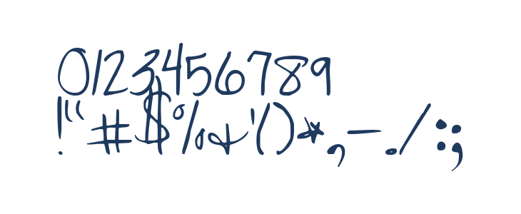 KG Cedarville Pnkfun1 Cursive Other Characters