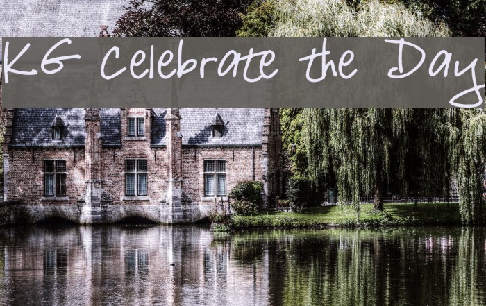 KG Celebrate the Day Font examples