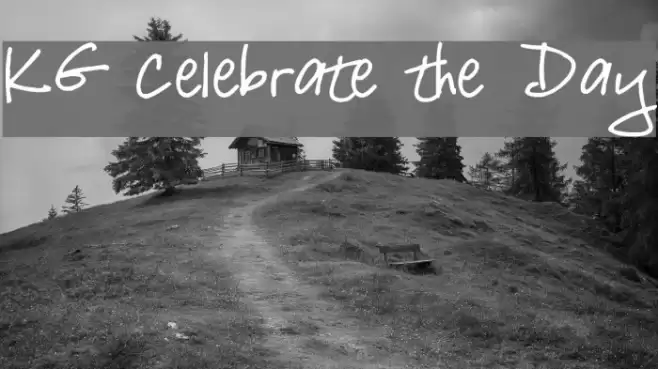 KG Celebrate the Day Font examples