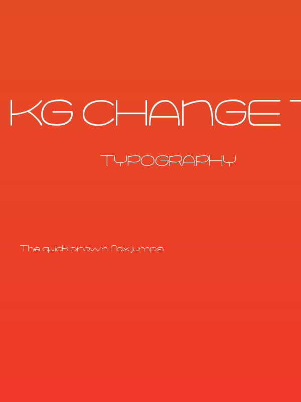 KG Change This Heart Poster