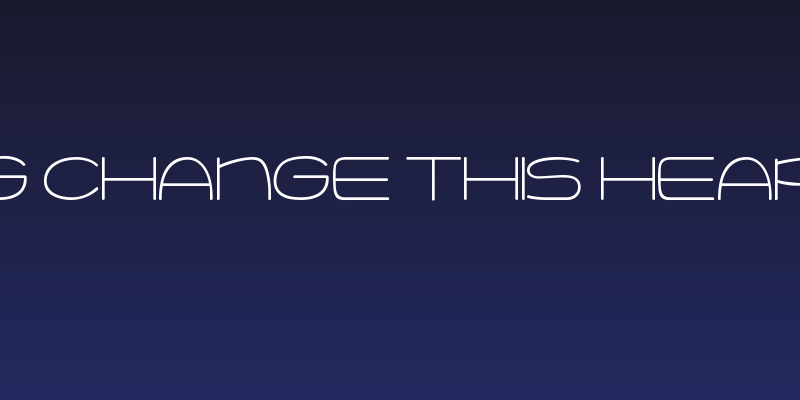 KG Change This Heart Social Header