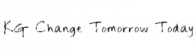 KG Change Tomorrow Today  baixar fontes gratis