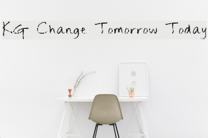 KG Change Tomorrow Today Example 2