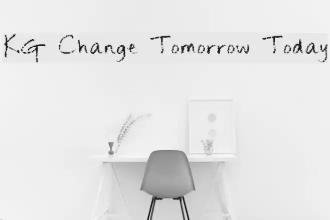 KG Change Tomorrow Today Font examples