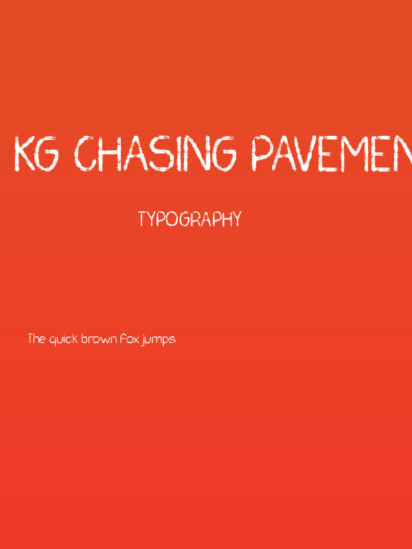 KG Chasing Pavements Poster