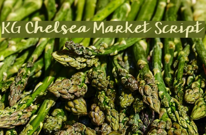 KG Chelsea Market Script Font examples