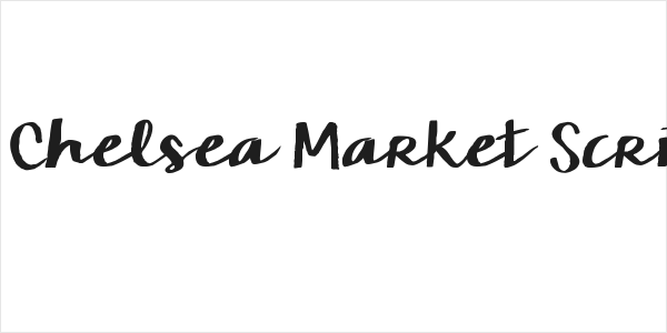 KG Chelsea Market Script Logo