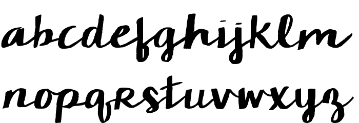 KG Chelsea Market Script Font LOWERCASE