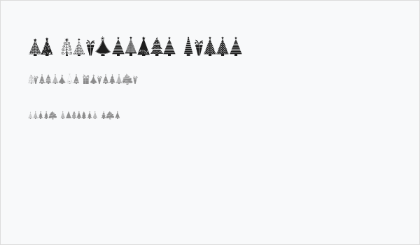 KG Christmas Trees Business Card