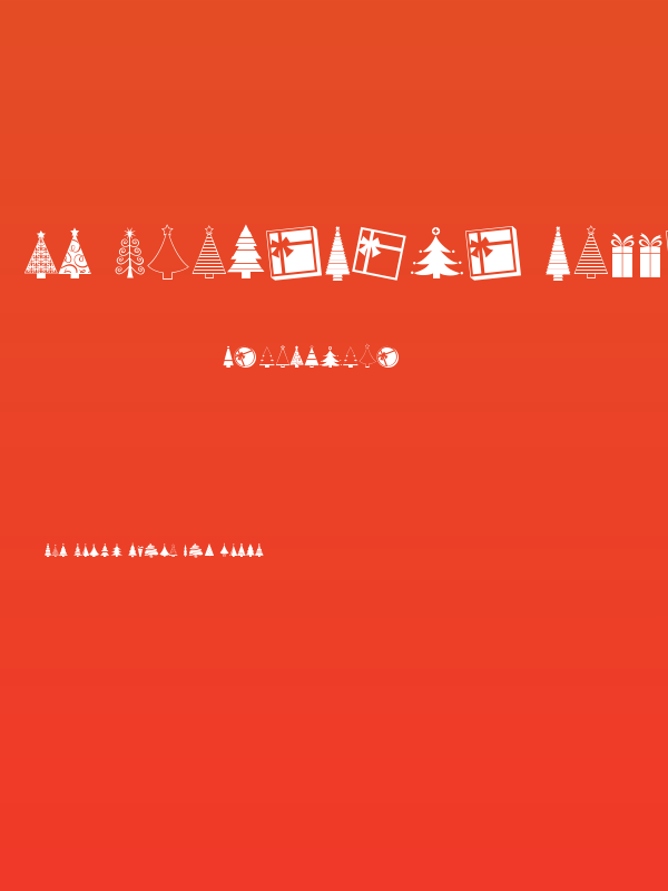 KG Christmas Trees Poster