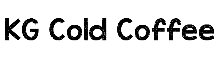 KG Cold Coffee  font caratteri gratis