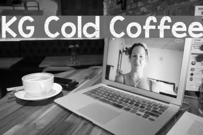 KG Cold Coffee Шрифта examples