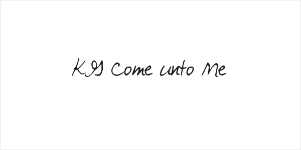 KG Come unto Me Logo